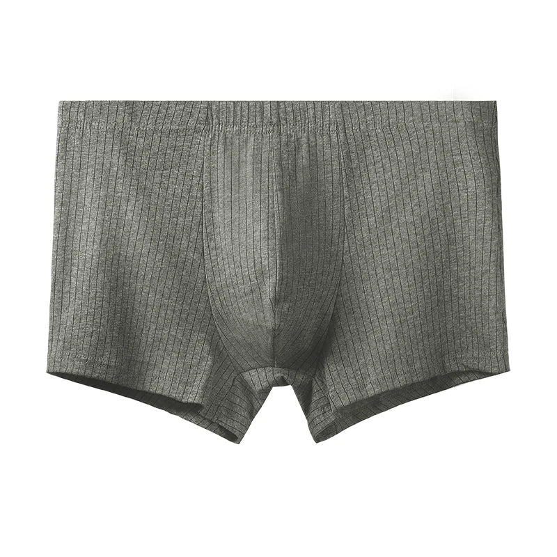 Men's Cotton Boxer Briefs – Breathable Sports Shorts