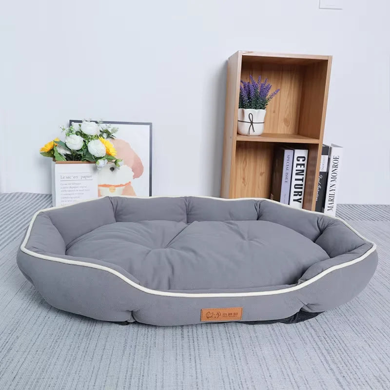 Haustiersofa Schlafsofa Großes Hundebett Haus für Katzen Großer Raum Hundesofa Schlafmatte Winter Warmes Hundekissen