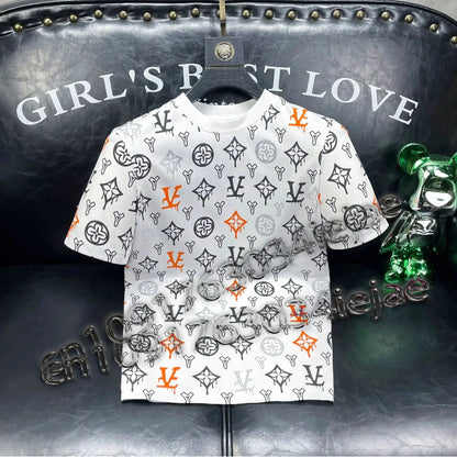 Comfortable Casual Quick-Drying T-Shirt for Men And Women 3D Printed High-End Streetwear Short-Sleeved Sports Moto Top