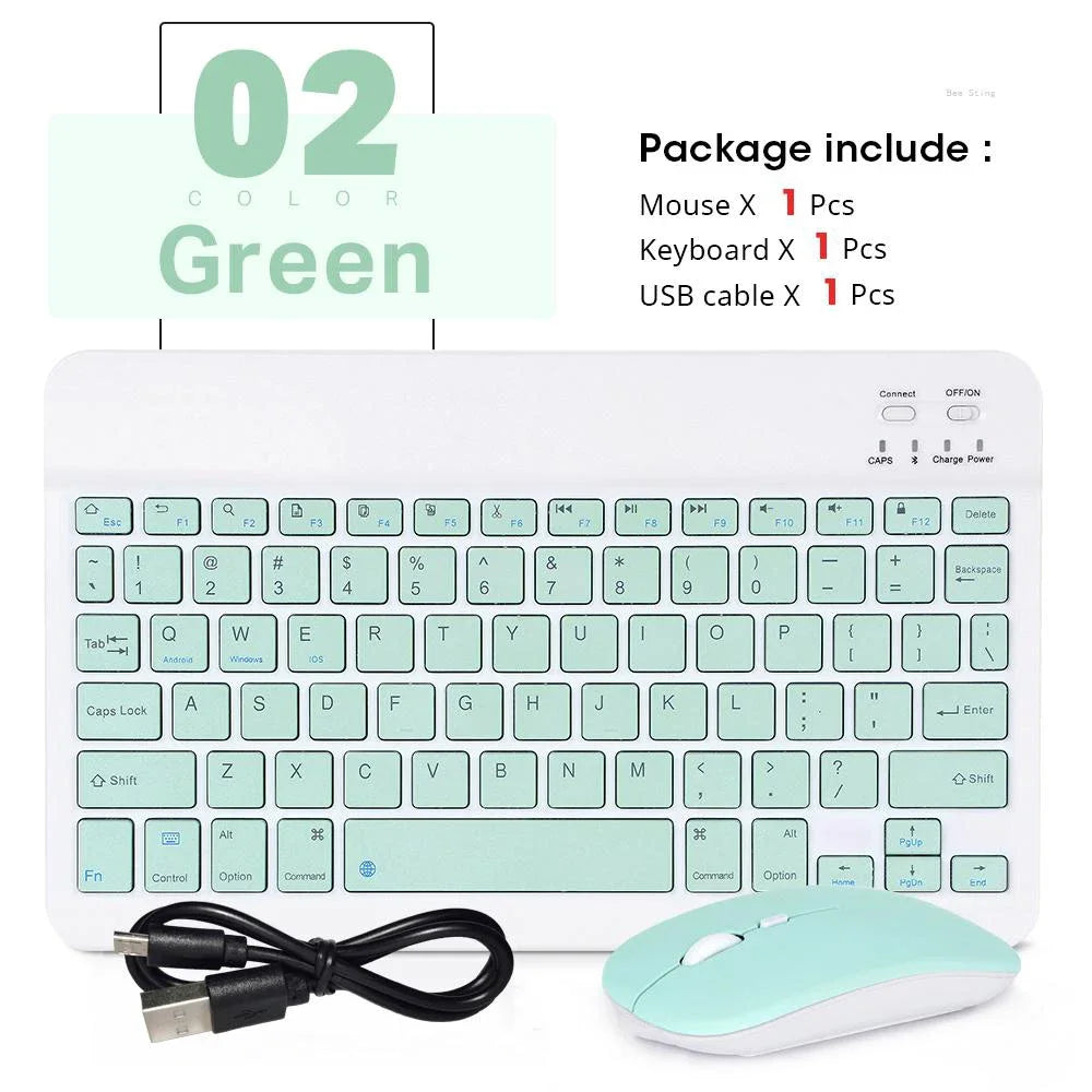 New Portable Wireless Bluetooth Keyboard Without Touchpad Mini Slim Mute Keyboard For IOS Android Windows Universal Office Use