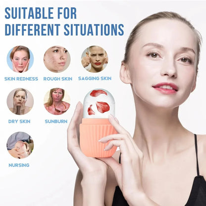 Ice Face Roller & Gua Sha Set | Skin Care Tool