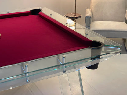 Customizable American Standard Black Eight Full Set Snooker Pool Table Indoor Clubhouse Hall Entertainment  Glass Pool table