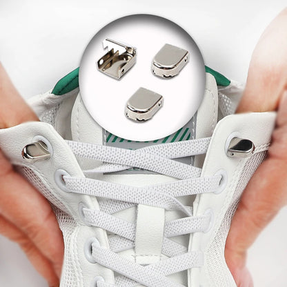 Gummiband-Schnürsenkel ohne Binden, Einheitsgröße für Erwachsene und Kinder, Sportschuh-Schnürsenkel, schnürsenkellos, flach, dehnbar