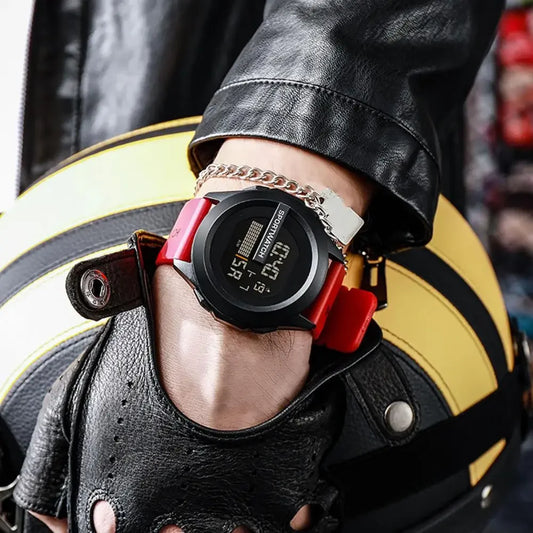Men's LED Digital Sports Watch Waterproof Multifunction