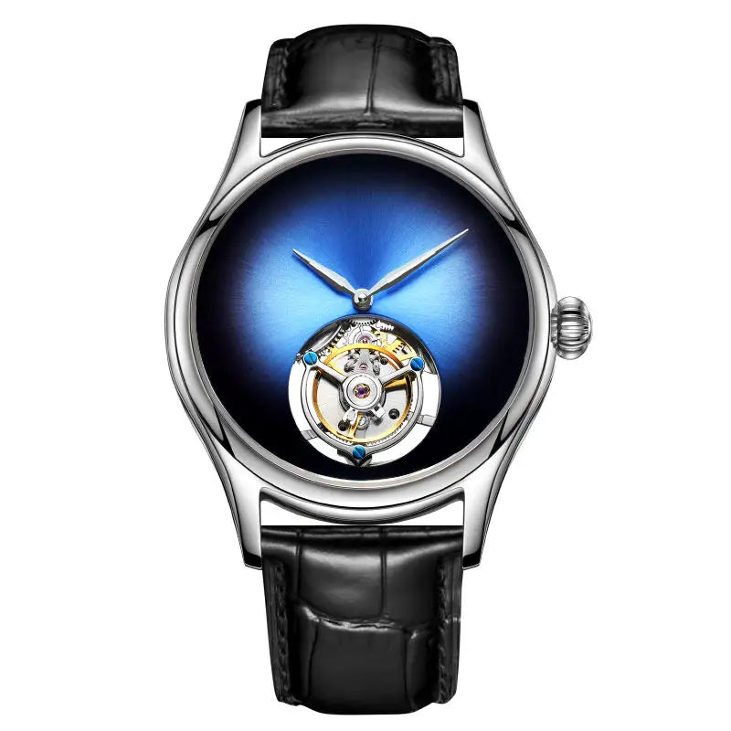 AESOP Top Brand Luxury Clock 100% Authentic Tourbillon Men's Watch Movement Mechanical Sapphire Glass Skeleton Watches for Man