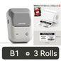 NIIMBOT B1 Portable Thermal Printer With Tapes 2 Inch Adhesive Label Printer Mini Bluetooth Sticker Maker Support Smartphones PC