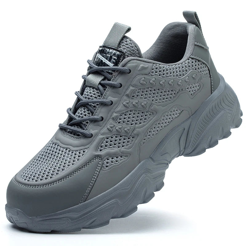 Breathable Mesh Safety Shoes Lightweight Work Sneakers
