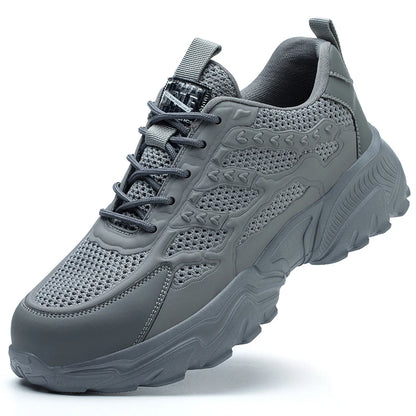 Breathable Mesh Safety Shoes Lightweight Work Sneakers