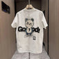 Men's Cartoon Couple T-Shirt – Slim Cotton Tee Shirt