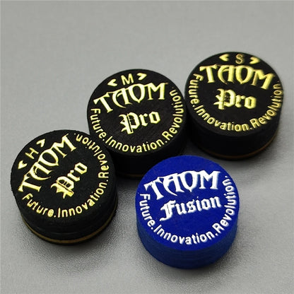 Pool Cue Tips Taom Fusion Tip 14mm Finland Pro Tips Medium / Hard Professional Billiard Cue Stick Tips Billiard Accessories