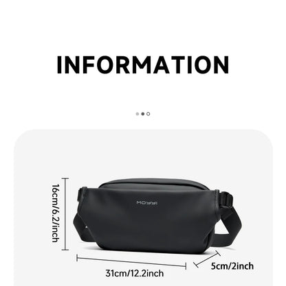 Men's Waterproof Crossbody Shoulder Bag – Travel Sports Fanny Pack Waist Bag
