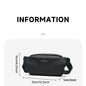 Men's Waterproof Crossbody Shoulder Bag – Travel Sports Fanny Pack Waist Bag