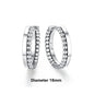 Original 925 Sterling Silber Ohrringe 2025 Stecker Creolen Kristall Ohrringe für Damen Roségold Krone Herz Unendlichkeit Biene Ohrring Schmuck