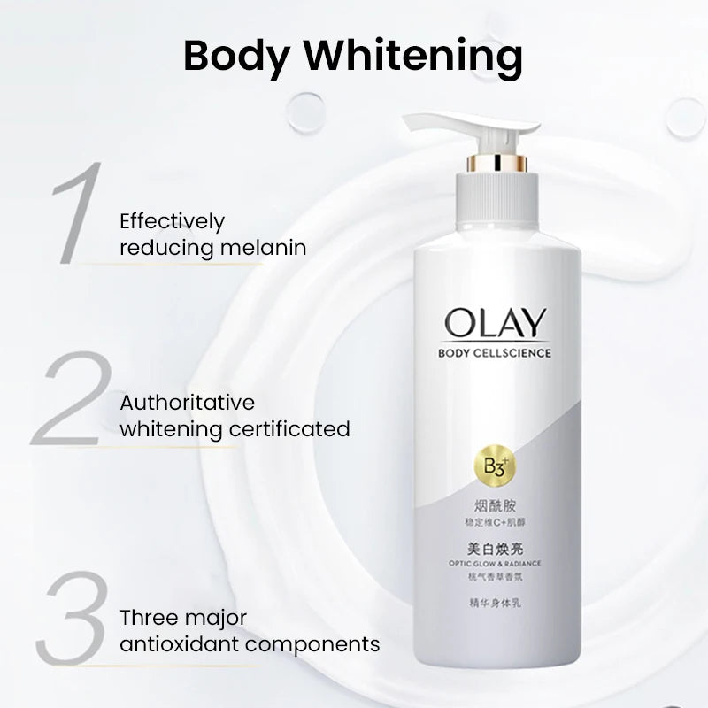 Olay Body Lotion B3+ Vitamin C 250ml Body Milk Nicotinamide VC essence Whitening&Moisturizing Cream