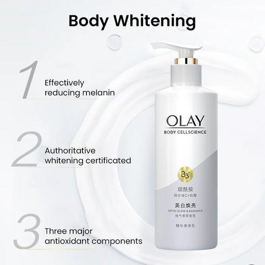 Olay Body Lotion B3+ Vitamin C 250ml Body Milk Nicotinamide VC essence Whitening&Moisturizing Cream