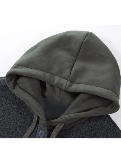 Loose Fit Woolen Coat Women's Mid-Length Hooded Jaet plus Size Comfortable Ele Autumn Winter Outerwear Faionable