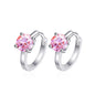 Moissanite Small Hoop Earrings Lab Diamond Hoop Huggies Earrings Sterling Silver Cartilage Earrings for Women Girls Teens