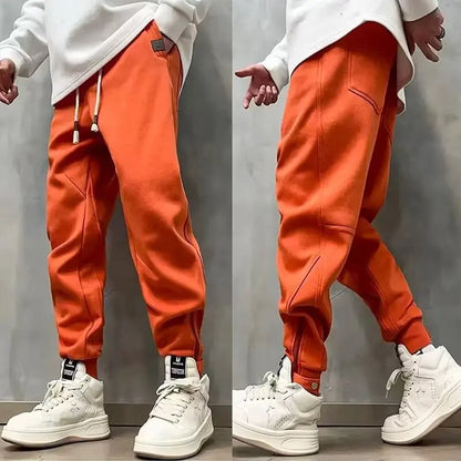 Men's Khaki Jogger Sweatpants | Loose Fit Unisex
