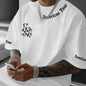 Men's Graphic Letter Print T-Shirt | Round Neck