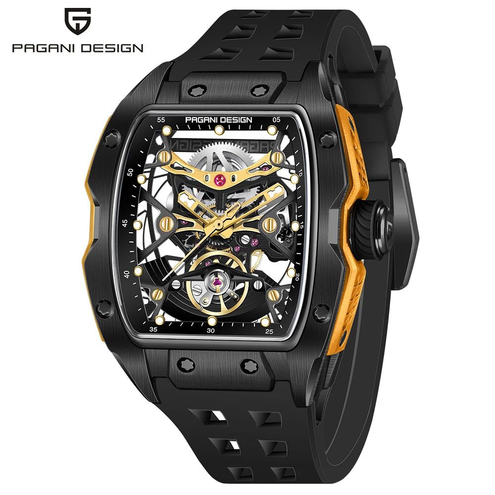 Design TourBillon Men's Mechanical Watch 50M