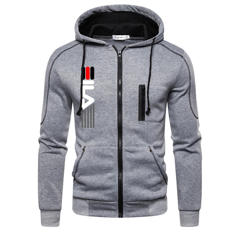 Zipper Sweatshirt Suit Sportswear for Men Daily Casual Hoodies Hot High Quality 2025 Sports Tracksuit Jogging Men's Clothing