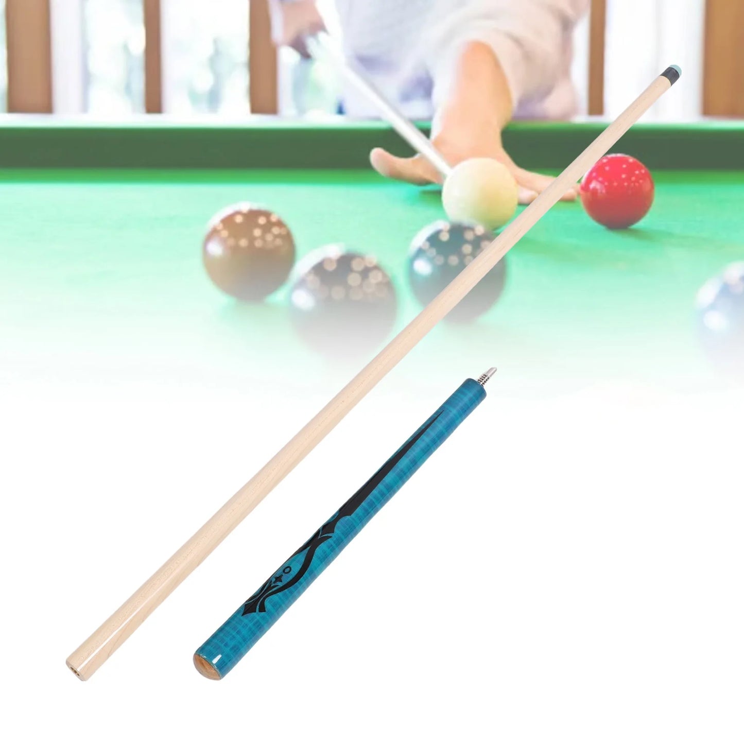 Jump Break Pool Queue Ahorn Holz 13mm Spitze 1.05m Billard Queue für Training und Aufführungen Jump Break Queue Holz Jump Break Queue