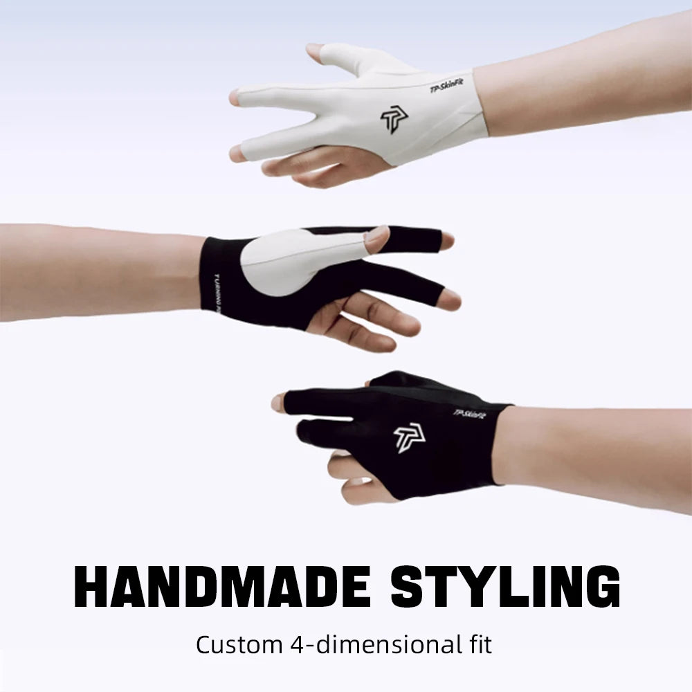 TP Billiard gloves with fingerless high-end professional Pool gloves three-finger gloves for billiard accessories