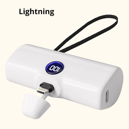Liboer Schnelllade Powerbank LED-Anzeige Externe Mobile Batterie für iPhone Samsung Xiaomi OPPO Kompakte Powerbank