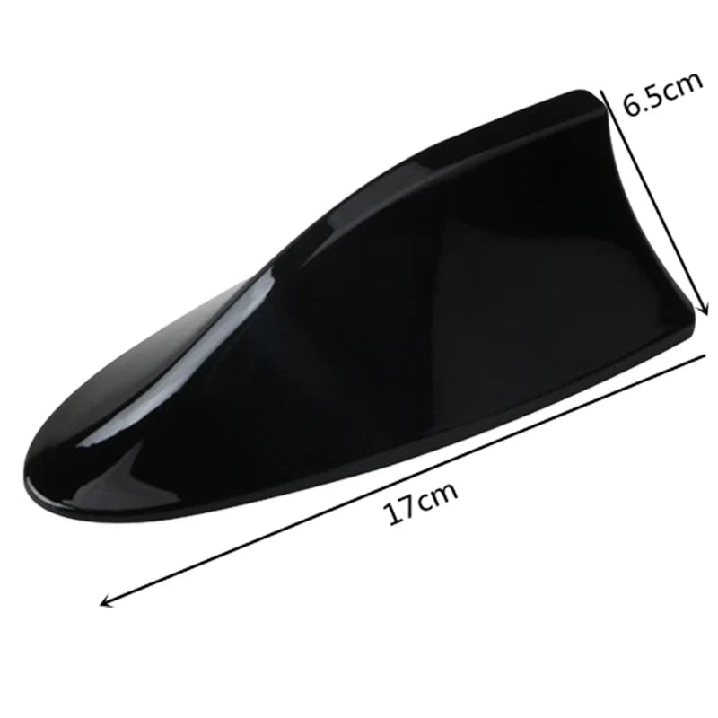 Carbon Fiber Shark Fin Car Roof Antenna - AM FM Signal