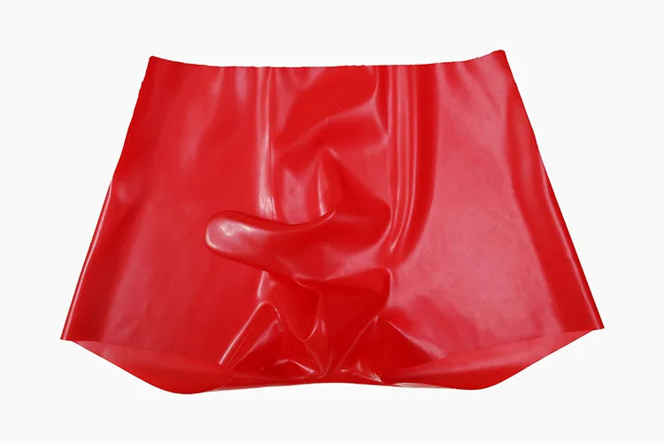 Herren Fetisch Latex Höschen Gummi Boxershorts Peniskondom Unterwäsche Kondom Cock Pouch Shorts Sexy Unterhosen für Herren