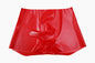Men's Latex Fetish Boxer Shorts with Penis Pouch Sheath
