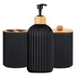 Bathroom Soap Dispenser & Toothbrush Holder Organizer