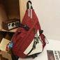 NEU Hip Hop Sport Motorrad Rucksack Männer Frauen Multifunktions Wasserdichte Reise Einzel Schulter Schultasche Crossbody Brusttaschen