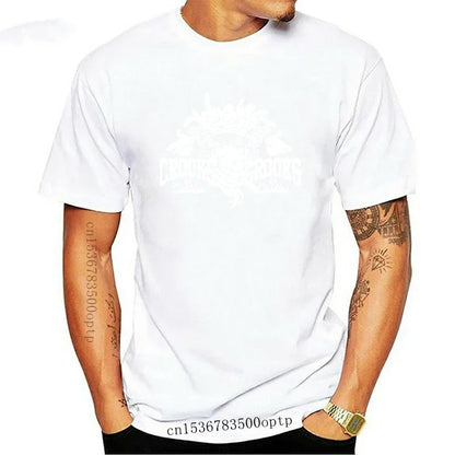 New Crooks Castles Logo Black T Shirt Herren Damen Unisex Tumblr Tee Sleeve Harajuku Tops