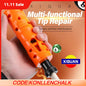 XIGUAN Billiard Repair Kit Multi-functional Tip Repair Tool Pool Snooker Cue (Trimmer+Side Cutting+Ferrule Cutting) 11-14mm Tip