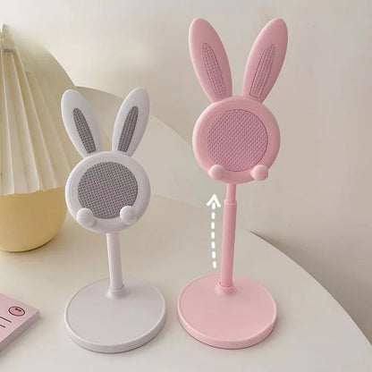 Cute Rabbit Phone Stand - Adjustable Desktop Grip