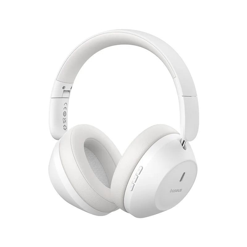 Baseus Bass 30 Max Wireless Headphone Bluetooth 5.3 40mm Bass-Enhance Foldable Over Ear Headsets 50H Play time Gaming Earphone