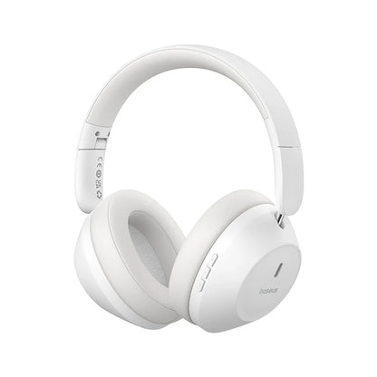 Baseus Bass 30 Max Wireless Headphone Bluetooth 5.3 40mm Bass-Enhance Foldable Over Ear Headsets 50H Play time Gaming Earphone