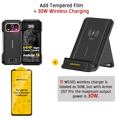 Teglex Ulefone Armor 27 Pro 5G Robustes Smartphone | 10600mAh | 64MP Nachtsicht | 24GB | IP68