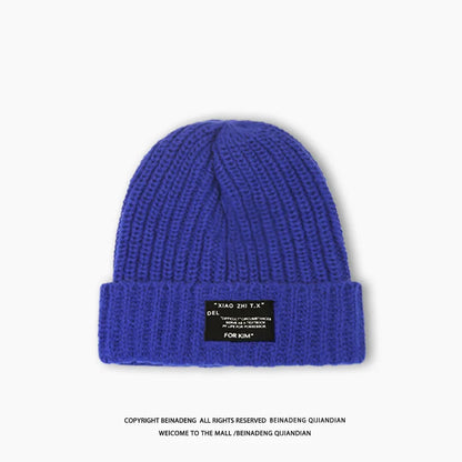 2023 Fashionable Men's Autumn And Winter Knitted Hats Large Size Warm Cold Beanie Hat Loose Big Head Ware Knitting Hat For Men