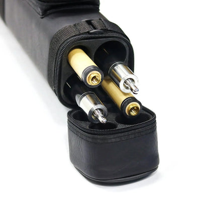 Premium Pool Cue Case for 2 Butts and 2 Shafts - Protective Carrying Bag for Billiard Enthusiasts