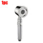 5 Modes Spray Water Saving Shower Head ABS Handheld Spa Showerheads Large Flow Portable Bathroom Filter Shower Faucet Nozzle Set