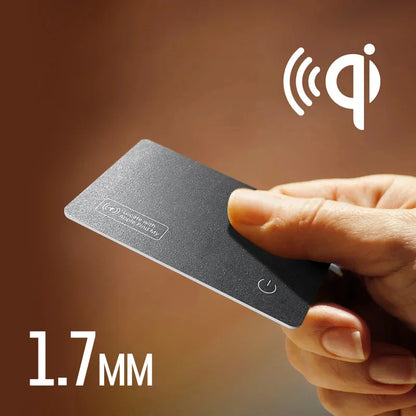 Wireless Charging Wallet Tracker Tag for Find My iPhone