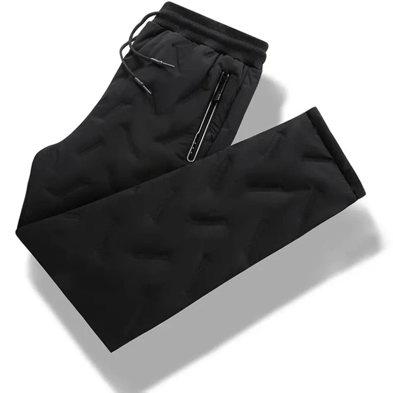Sweatwear Winter Warm Lambswool Thicken Sweatpants Men Outdoors Casual Windproof Jogging Pants Brand High Quality Trousers Men