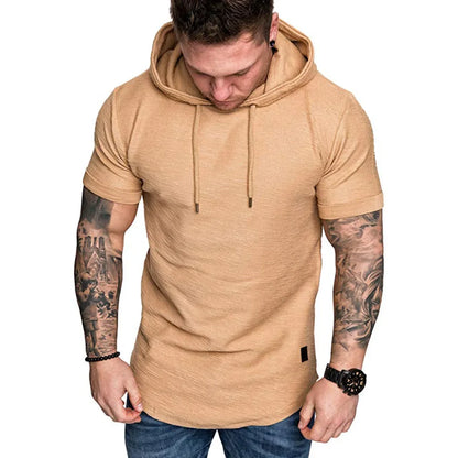 Men's Casual Solid Color Hoodie Sweatshirt — MRMT 2025