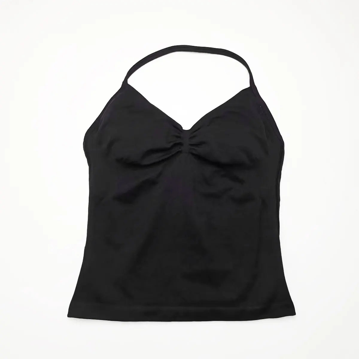 NCLAGEN Impact Longline Trägertop Sport Yoga Weste Damen Fitness Tank Top Gym Schöner offener Rücken BH Laufen Workout Neckholder