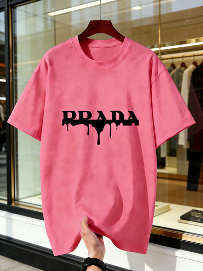 Bedrucktes, lockeres, lässiges und modisches Kurzarm-T-Shirt mit hochwertigem Buchstabenmuster für Kinder für Jungen und Mädchen