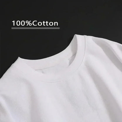 Luxuriöses bedrucktes Sommer-T-Shirt für Herren aus 100 % reiner Baumwolle, entspannte und lockere Passform, stilvoll und einzigartig, Rundhalsausschnitt