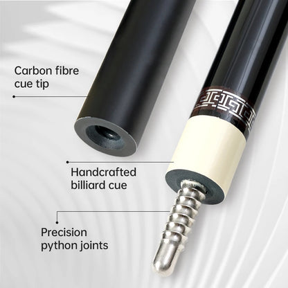2 in 1 Langyan 58 inch billiard cue carbon fiber 11.2 mm billiard cue large head, multiple styles to choose from