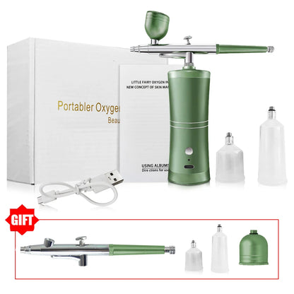 Airbrush with Compressor Airbrush Painting Mini Spray Gun for Painting Wireless Electric Paint Gun Airbrush Kit with Compressor